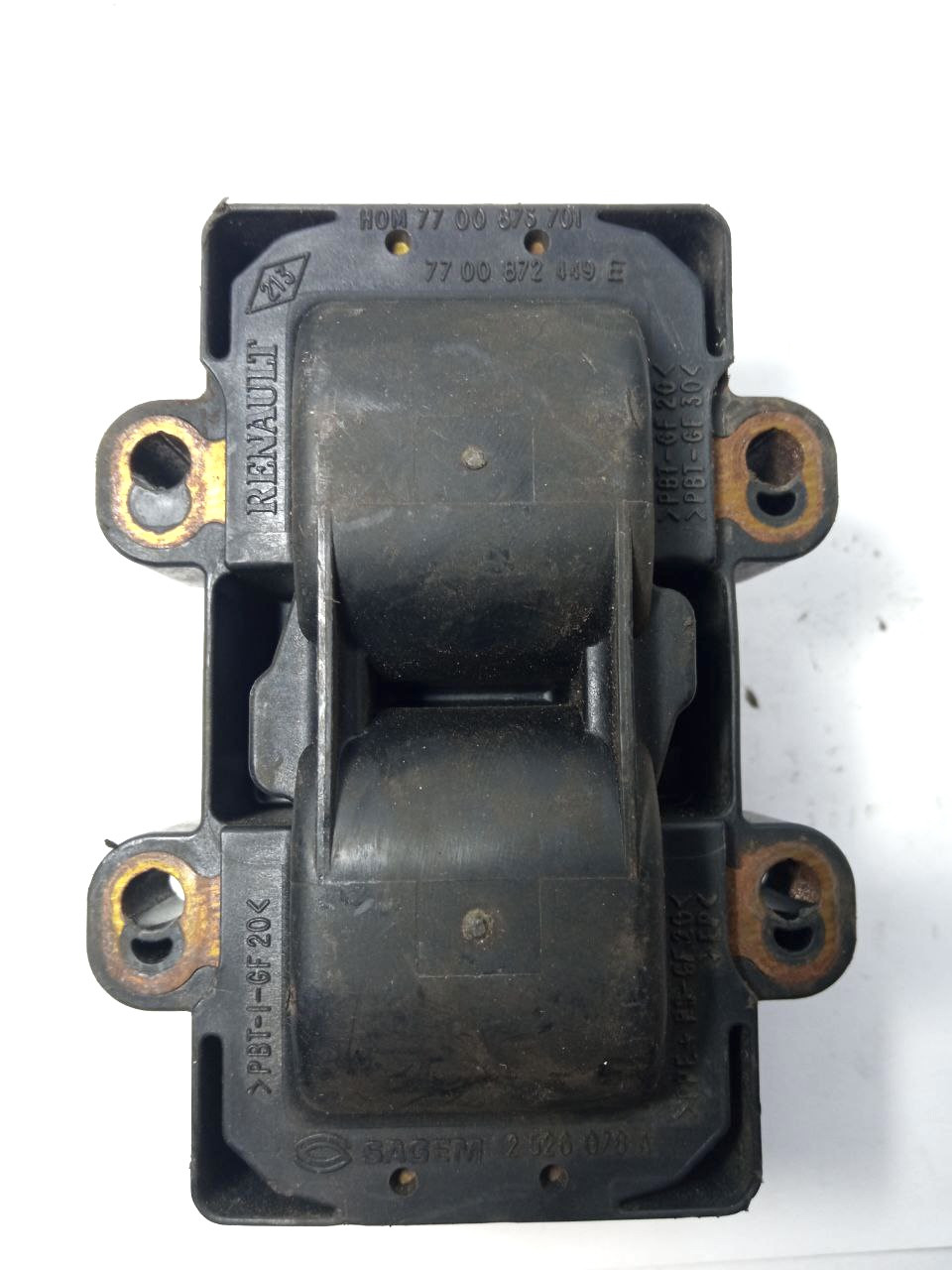 Kатушка запалювання renault 7700873701 sagem 2526078A / 7700872449 E