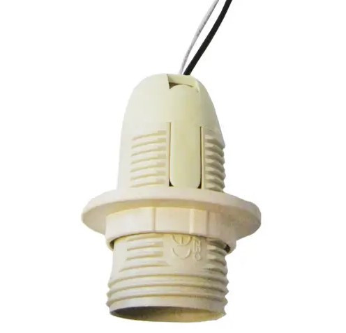 Патрон з дротом, цоколь Е14 пластиковий, фото 1
