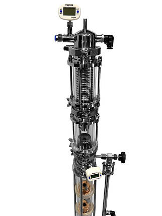 "SK Профі GLASS-2.0" зі скляною флейтою PRO CAP 2 дюйми без перегінного куба (вибір комплектації), фото 2