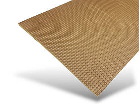Косяк із мікропори рифлений для підошви 100см*30см*5/10мм бежевий (3072)