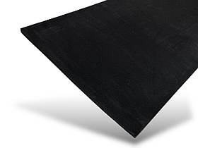 Косяк із мікропори гладкий для підошви 100см*30см*5/10мм чорний