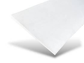 Косяк із мікропори гладкий для підошви 100 см*30 см*11/20 мм білий