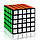 QiYi MofangGe Qizheng W 5x5 cube black | Кубик Рубіка 5х5 з наліпками, фото 3