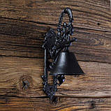 Колокол придверний, литий чавун, чаша.100 мм, 18х24см Dinner Bells  Cast Iron Craft Decoration, фото 2