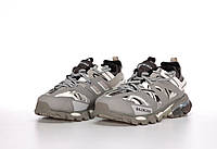Беговые кроссовки для фитнеса серые Баленсиага Трек. Кроссовки женские серые Balenciaga Track 3.0 Gray Premium