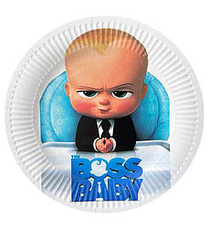 Паперові тарілки "Baby Boss" (10 шт.), Ø - 23 см