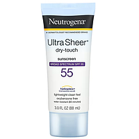 Сонцезахисний крем, невидимий сухий на дотик, SPF 55, 88 мл Neutrogena, Ultra Sheer