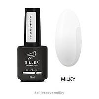 Siller Cover Base Milky молочная камуфлирующая база для ногтей 15 мл