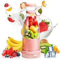 Портативний блендер-пляшка Mini Juice Blender, Блендер для смузі, для фрешу, для коктейлів.