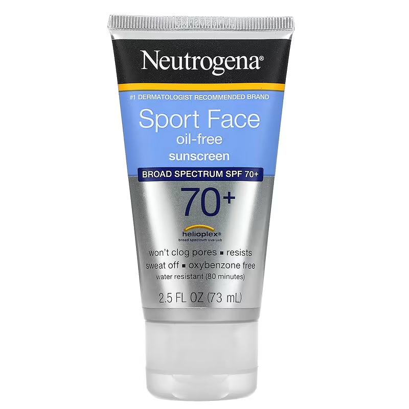 Сонцезахисний засіб для обличчя, без олії, SPF 70+, 73 мл Neutrogena, Sport Face