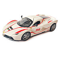 Машинка дитяча АвтоЕксперт металопластик, біла, LaFerrari світло, звук, іннерція, відчин. двері, баг., капот 15*6*4см (23603), фото 2