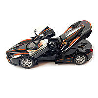 Машинка дитяча АвтоЕксперт металопластик, чорна глянець, LaFerrari світло, звук, іннерція, відчин. двері, баг., капот 15*6*4см, фото 7