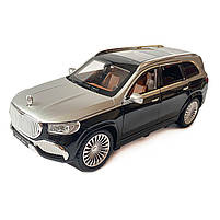 Машинка іграшкова Maybach GLS600 «АвтоЕксперт» Преміум Майбах метал сірий світ звук 21*8*7 см (GT-0311), фото 2