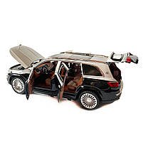 Машинка іграшкова Maybach GLS600 «АвтоЕксперт» Преміум Майбах метал сірий світ звук 21*8*7 см (GT-0311), фото 6