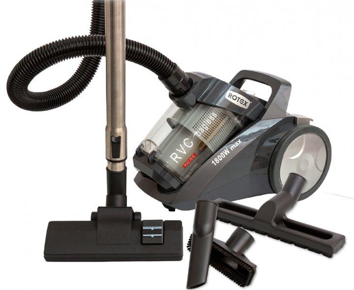 Пилосос для сухого прибирання ROTEX RVC18-E 1800W без мішка циклонний колбовий для дому контейнерний