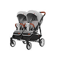 Коляска универсальная CARRELLO Connect CRL-5502/1 Rock Gray для двойни, World-of-Toys