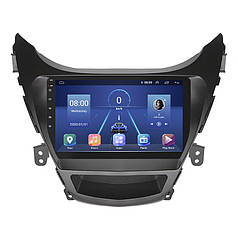 Штатна магнітола Lesko для Hyundai Elantra V (MD) 2010-2014 екран 9" 6/128Gb 4G Wi-Fi GPS Top Хюндай