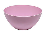 Миска 2.5л салатница розовая (ПолимерАгро)