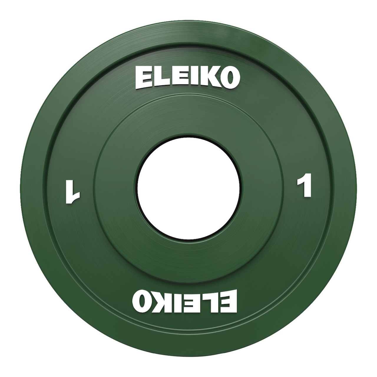 Олімпійський диск Eleiko для змагань і тренувань 1 кг зелений 124-0010R