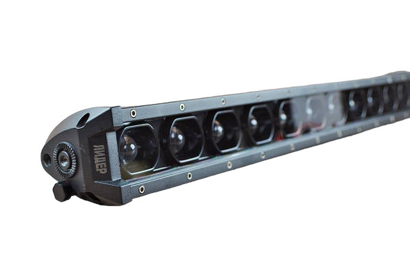 Світлодіодна балка led q-108 9діод (43 см) чітка межа світла ближнє (біле) світло + дальнє (біле) світло, фото 1