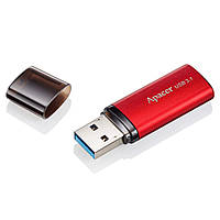 У Нас: USB флеш-накопичувач, флешка Apacer USB3.1 AH25B 64GB Red (AP64GAH25BR-1) -OK