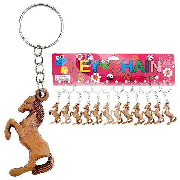 Брелок на ключі з кістки Конячка 12 шт, фото 1