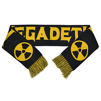 Шарф Megadeth (logo radiation)