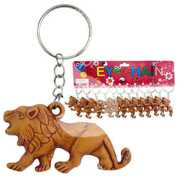 Брелок костяний Лев 12 шт, фото 1