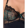 Боді еротичне чорне FLORIS BODY black XXL/XXXL — Passion Exclusive, фото 4
