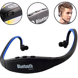 Навушники бездротові з плеєром, Bluetooth, USB, Sport / Спортивні навушники вакуумні / Гарнітура для телефону