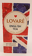 Черный чай Ловаре Английский к завтраку Lovare English tea 24 пакета по 2 гр в индивидуальных конвертах