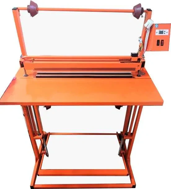 Підлоговий зварювач пакетів відрізний плоский шов АП-4