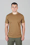 Футболка тактична Coolmax колір койот / Тактична потовідвідна футболка