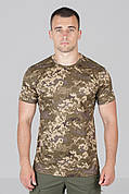 Футболка чоловіча Coolmax колір піксель / Тактична футболка потовідвідна