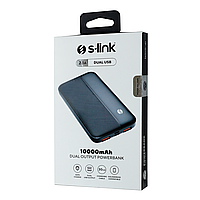 Power Bank S-link IP-G10N 10000mAh 2.1A 2USB Black