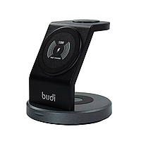 WL4200B Budi Wireless Charging 3 in 1 Magnetic Black