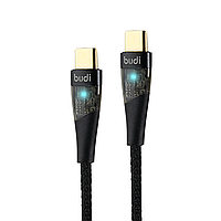 DC217TT15B - Budi USB Cable Type-C to Type-C 1m 65W Черный