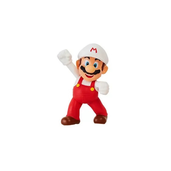 Ігрова фігурка з артикуляцією SUPER MARIO - Вогняний Маріо 6 cm 78279-RF1-GEN