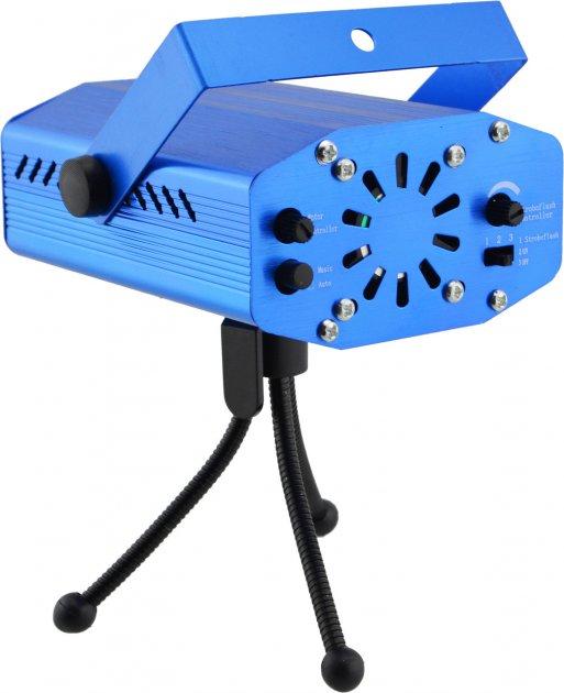 Лазерний проектор з треногою RIAS HJ06 6в1 Blue (3_00920)