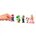 Набір ексклюзивних ігрових фігурок SUPER MARIO — Маріо та друзі 6 cm 400904, фото 3