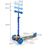 Самокат дитячий триколісний Kidwell UNO MONSTERS HUBAUNO01A5 Польша, фото 8