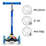 Самокат дитячий триколісний Kidwell UNO MONSTERS HUBAUNO01A5 Польша, фото 7