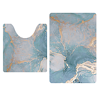 Комплект ковриков для ванной и туалета 40х60 50х50 v5