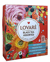 Чай Ловари Черный Ассорти Lovare Black Tea Assorted 32 пакетика