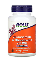 Now Glucosamine & Chondroitin with MSM 90 veg caps