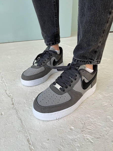 Nike Air Force 1 Low Grey Black White 10860