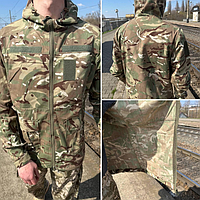 Куртка армейская мультикам с капюшоном рипстоп (44 - 65р) Камуфляжная военная мужская боевая демисизонная MAR