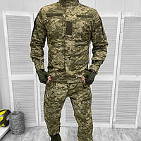 Піксельна військова форма статутна ЗСУ (46 - 58р) саржа Костюм армійський чоловічий бойовий тактичний літній MAR