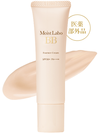 Meishoku Moist Labo BB Essence Cream SPF50+PA++++ 02 Shiny Beige BB крем із перлинними частинками для сяйва, 30 мл