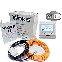 Обогрев пола 11.0 м2 WOKS-18. Комплект с Е51 Wi-Fi